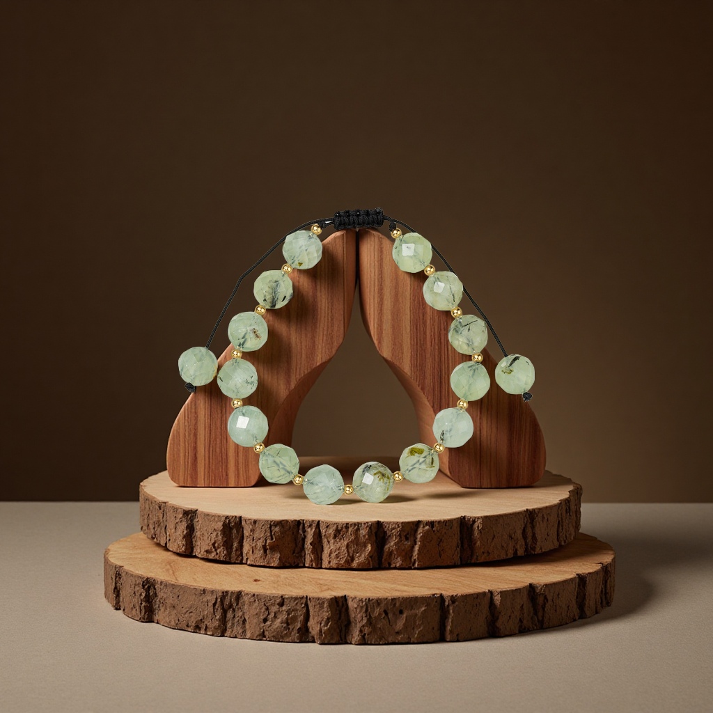 欧美风天然石头手链男士复古简约可调节散珠饰品跨境热销厂家