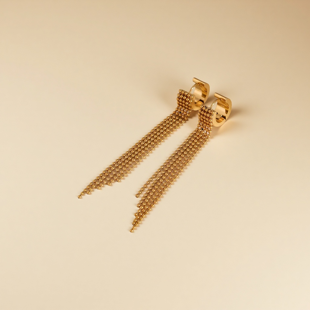 Fashionable and simple metal earrings, feminine charm, versatile earrings, trendy and individual earrings, stud earrings, and other accessories