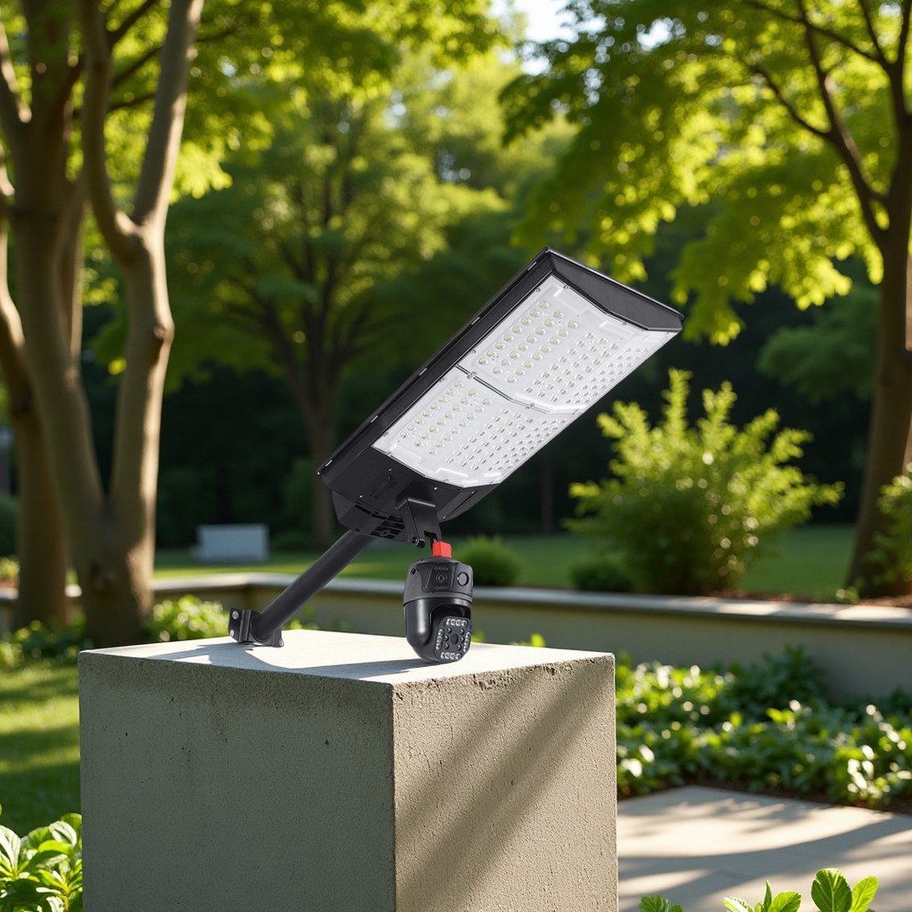 New solar street lamps, outdoor garden lamps, 4GWiFi automatic monitoring garden lighting fixtures, outdoor landscape lamps