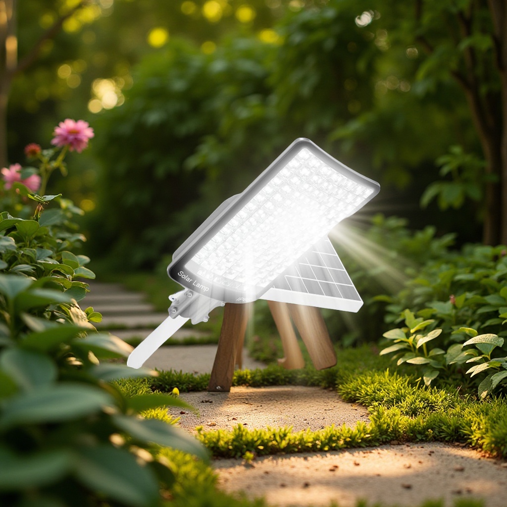 Solar lamps, household fully automatic courtyard lighting, rural outdoor high-power LED waterproof and lightning protection street lamps, lighting fixtures, outdoor lighting