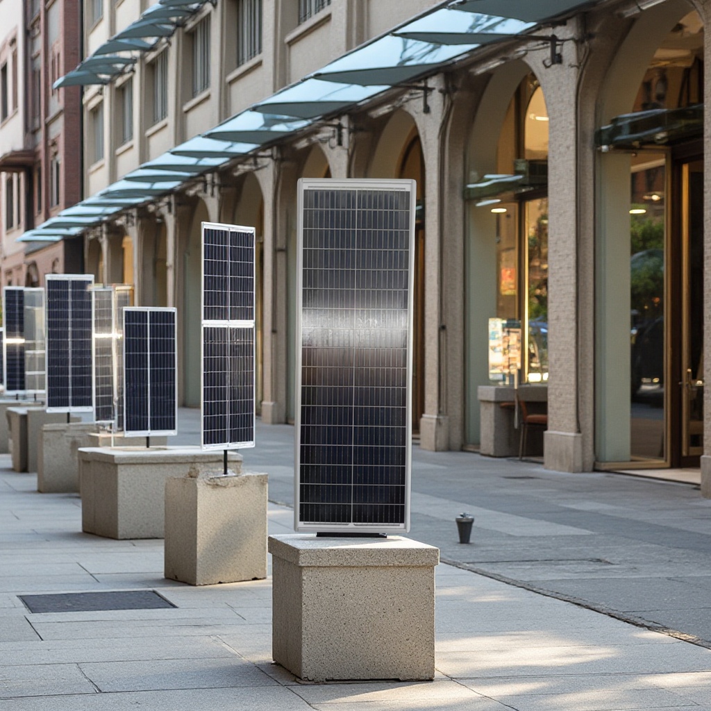 Factory-direct supply aluminum material solar street lamps, integrated outdoor municipal and industrial lighting, intelligent sensing energy-saving lighting fixtures, outdoor lamps details Picture