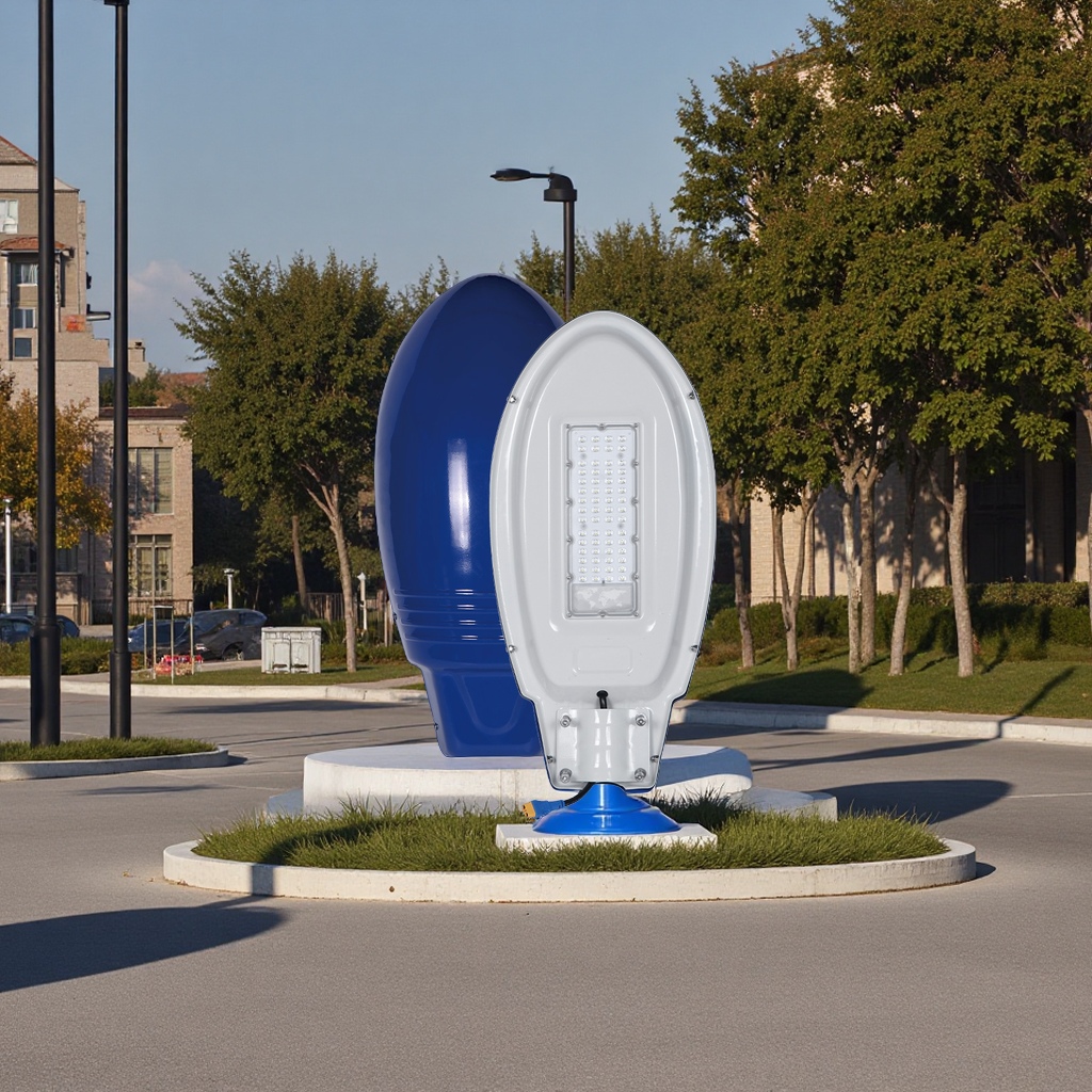 Solar street lamps for outdoor use, complete sets of 6-meter, 7-meter and 8-meter ultra-bright LED lighting for new rural roads, courtyard lamps and decorative lighting Application Scenario