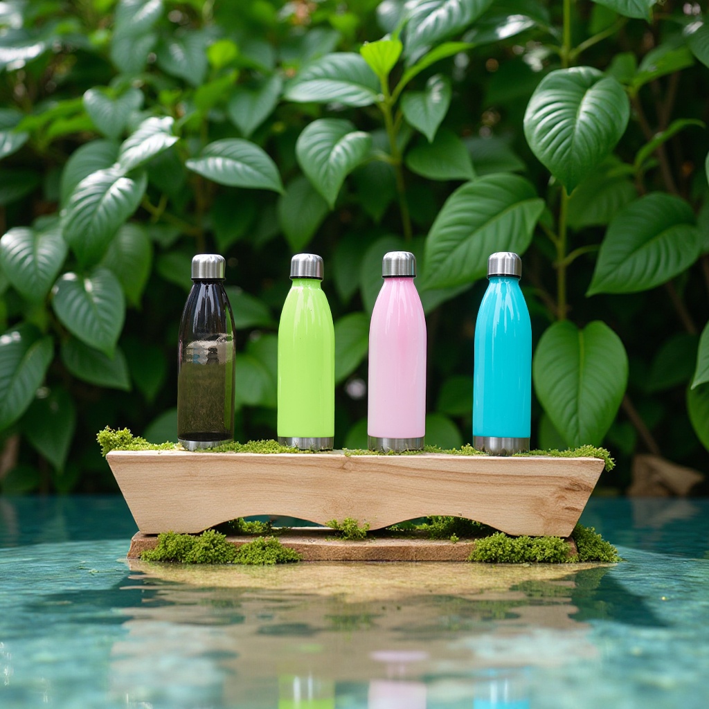 新款大容量塑料水杯学生情侣户外便携运动随身杯批发日用百货杯具保温瓶