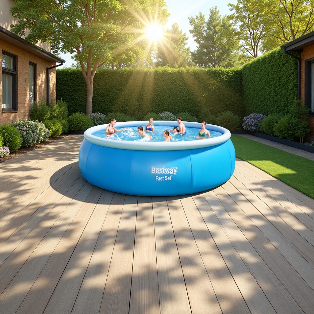 Bestway充气游泳池大型家庭用成人儿童加厚户外戏水池运动休闲游艺设施