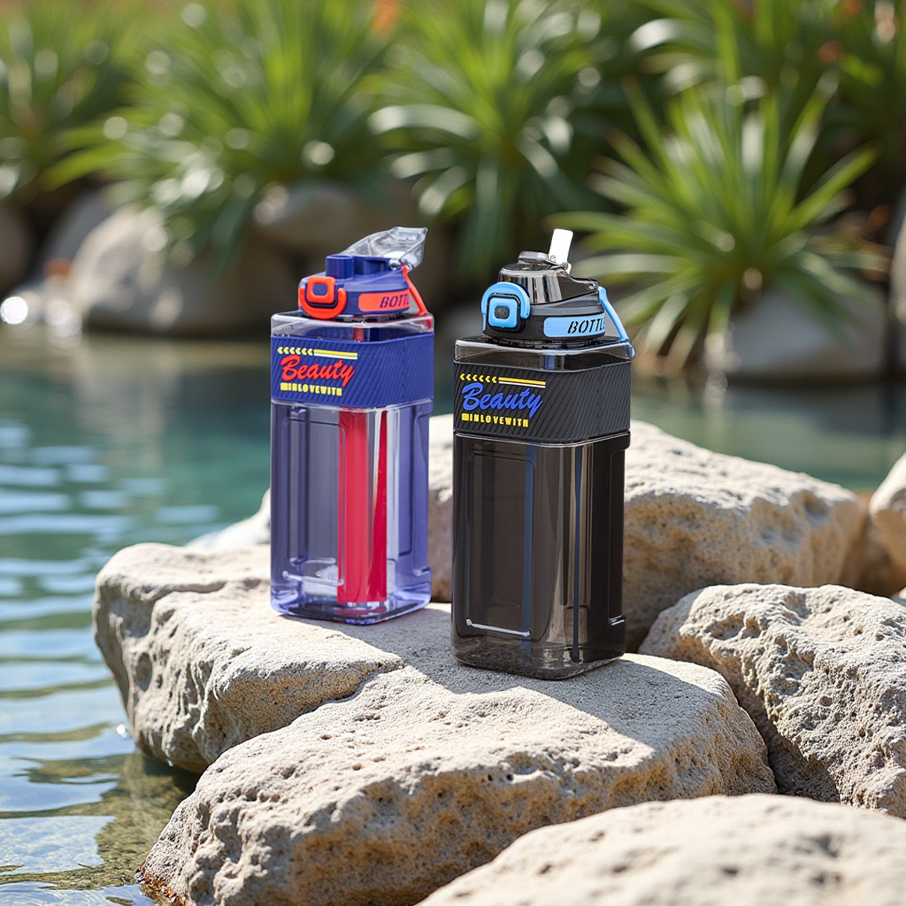 夏季爆款大容量耐高温便携吸管户外运动太空杯学生宿舍水壶日用百货运动水壶