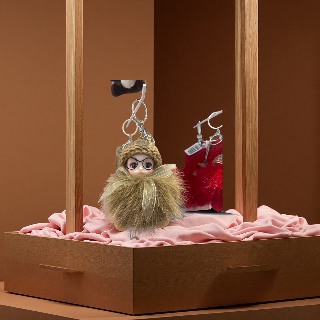 包包挂件细节图