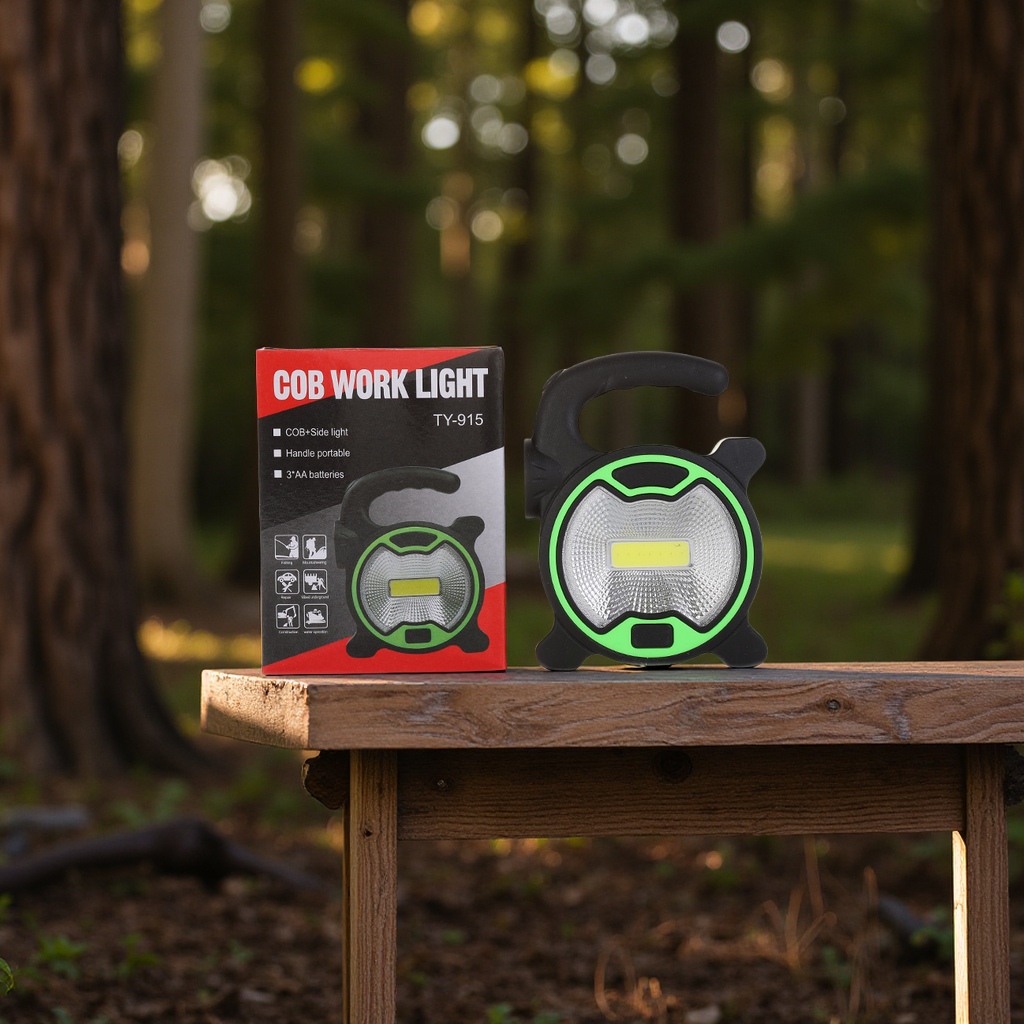 Outdoor camping camping lights, COB portable floodlights, emergency strong light work lights, LED horse lights, portable lanterns, lighting flashlights details Picture