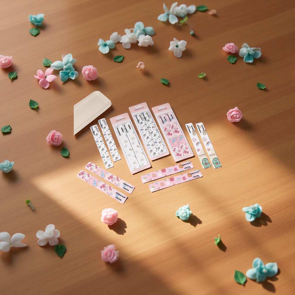 卡通美甲砂条修甲打磨工具双面水洗不掉彩印EVA指甲锉修整美甲用品