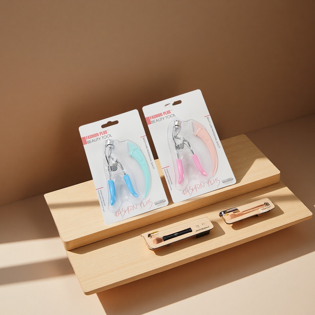 广角持久定型睫毛夹月牙修眉刀两件套美容工具美妆修眉夹烫睫毛器批发