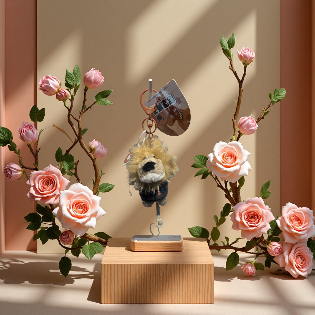 尼恩狮子造型包包挂件 时尚可爱手提包挂饰配件潮流百搭装饰品