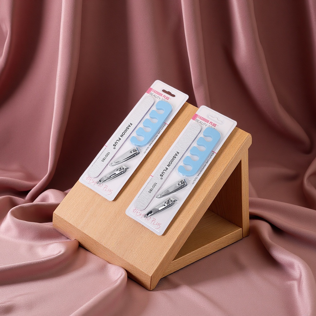 新款美甲工具套装搓条剪死皮分趾器便携指甲修护美容护肤彩妆用品