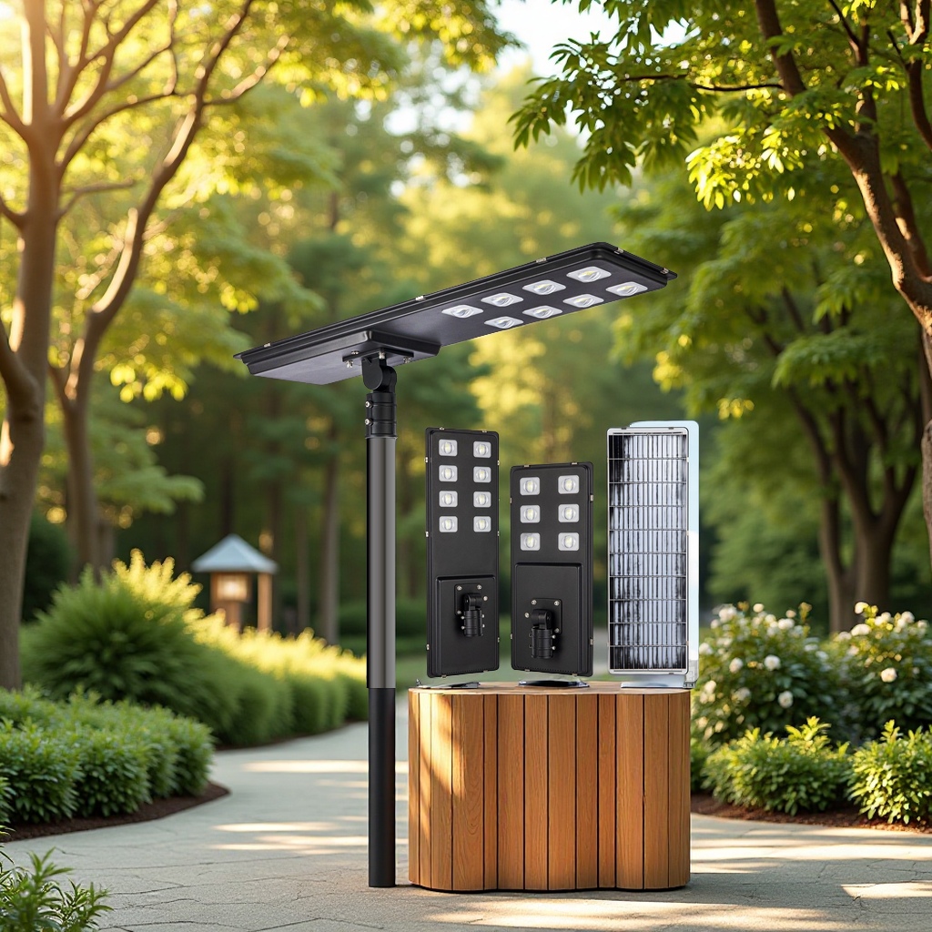 Outdoor waterproof solar street lamps, environmentally friendly and energy-saving integrated lighting fixtures without wiring, zero electricity charges, weather-resistant and durable