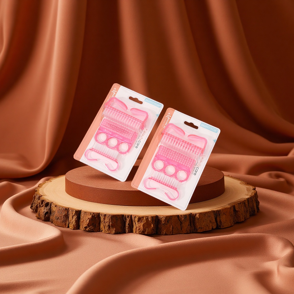 美甲清洁指甲刷牛角带手柄羊角粉尘刷指甲灰尘美容护肤彩妆工具套装