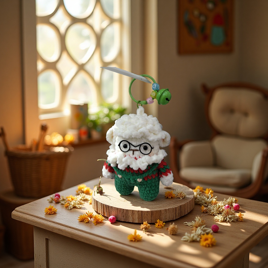 Creative and trendy wool felt pendants, plush toys, Nepalese wool felt handicrafts, personalized display items, gifts details Picture
