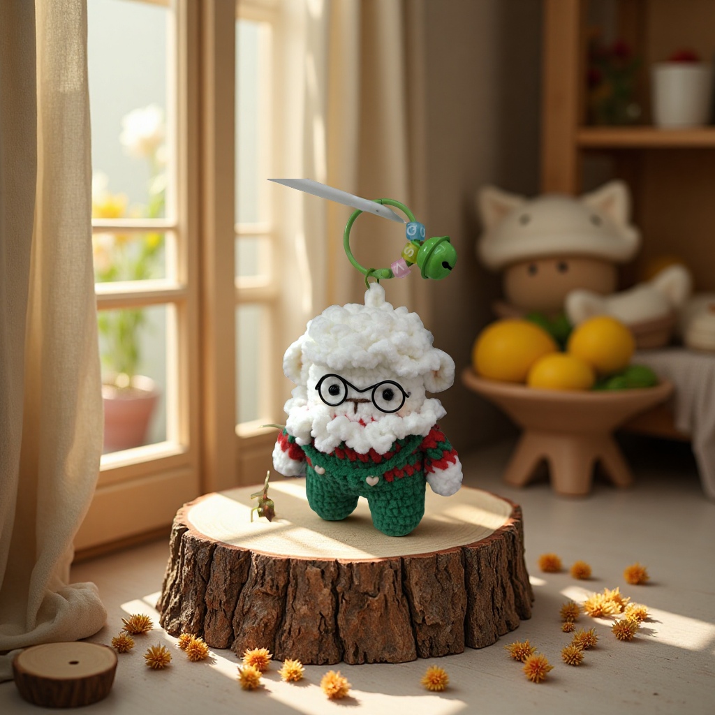 Creative and trendy wool felt pendants, plush toys, Nepalese wool felt handicrafts, personalized display items, gifts Application Scenario