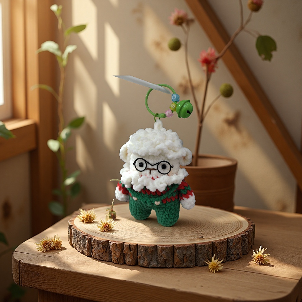 Creative and trendy wool felt pendants, plush toys, Nepalese wool felt handicrafts, personalized display items, gifts Specification image
