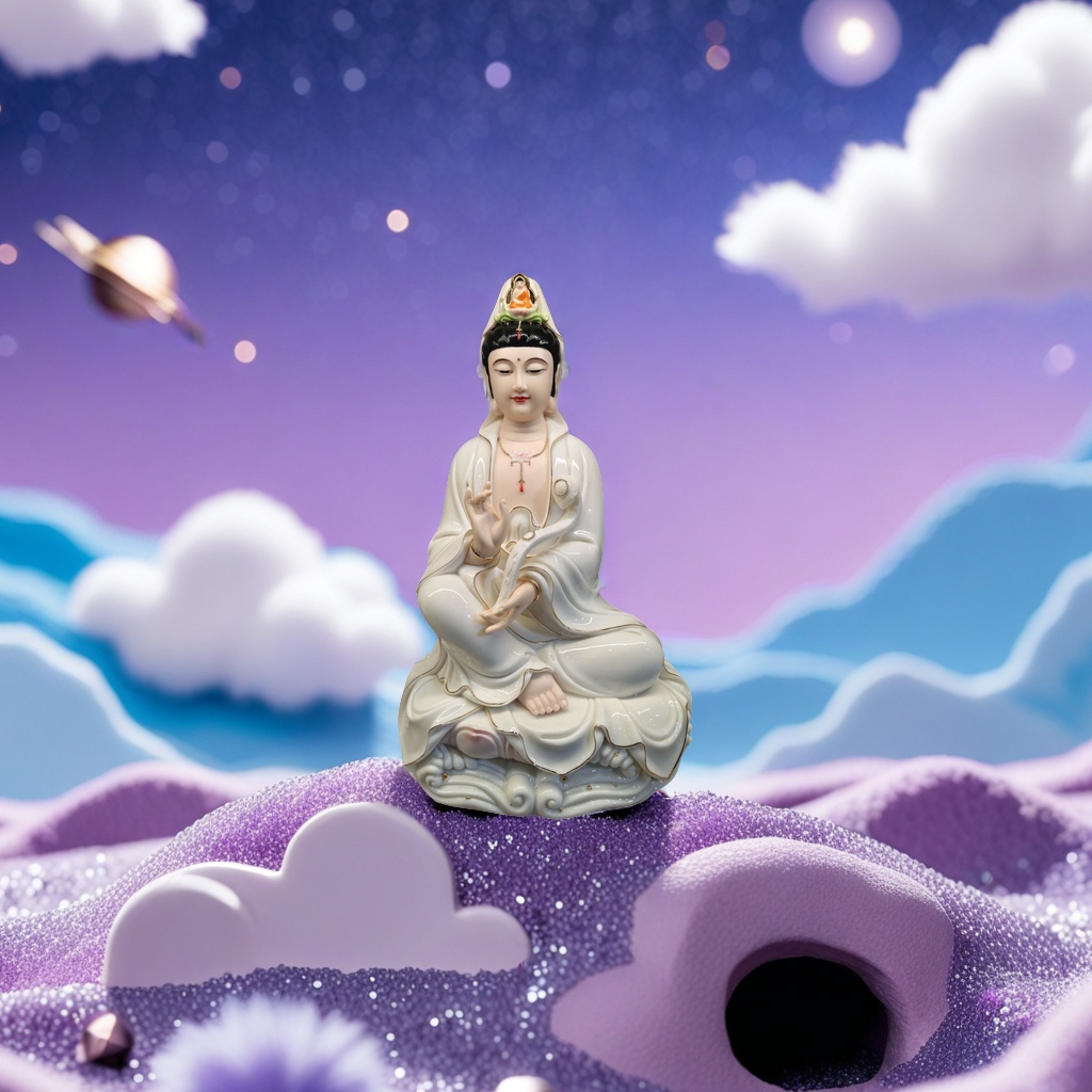 Guanyin Buddha Statue details Picture