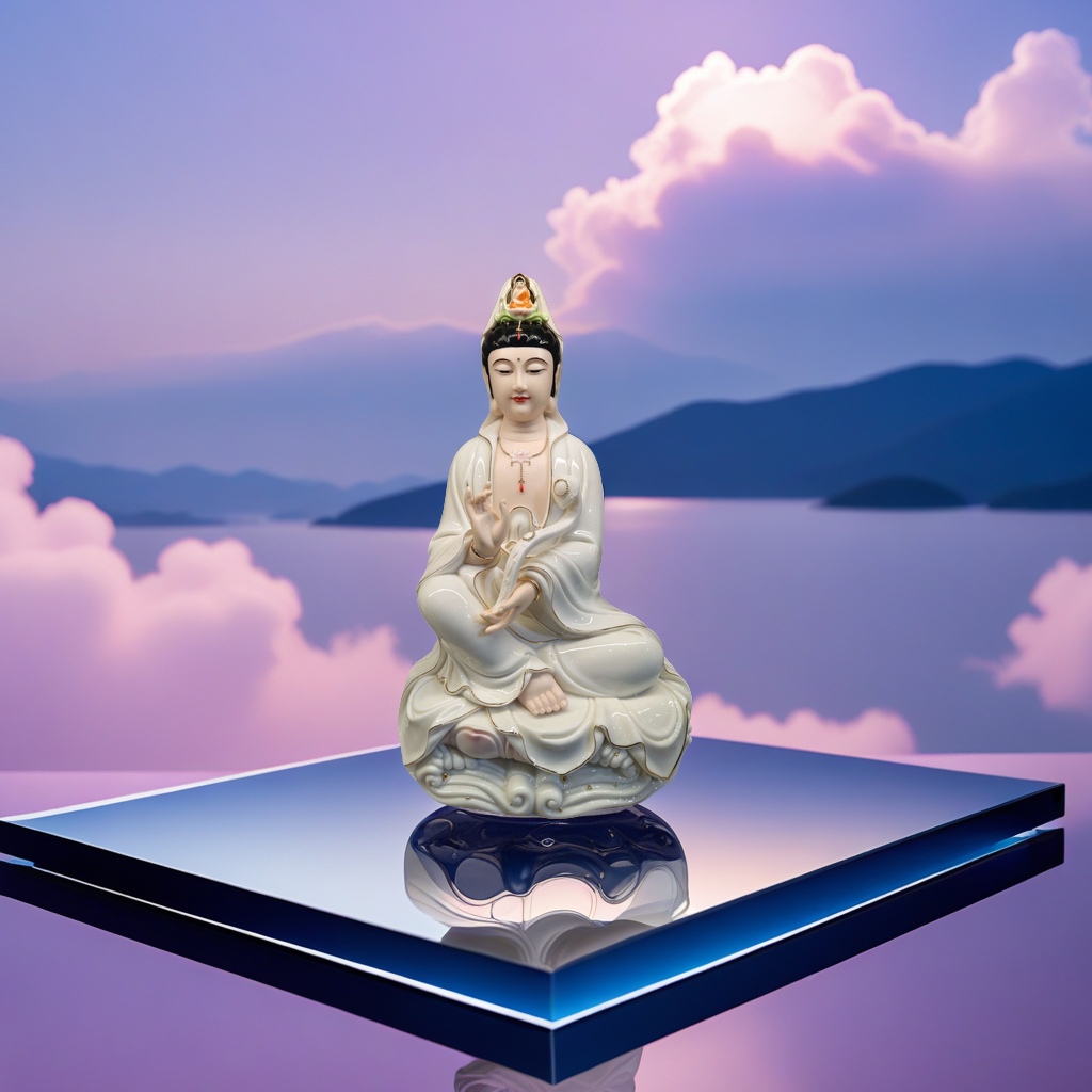 观音像，A5589，纯手工制作。