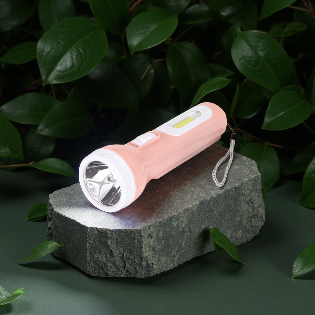 The new outdoor emergency flashlight with a strong long-range shooting, creative charging bag type lighting flashlight is now available in hand with the hand-held emergency light for daily necessities Specification image