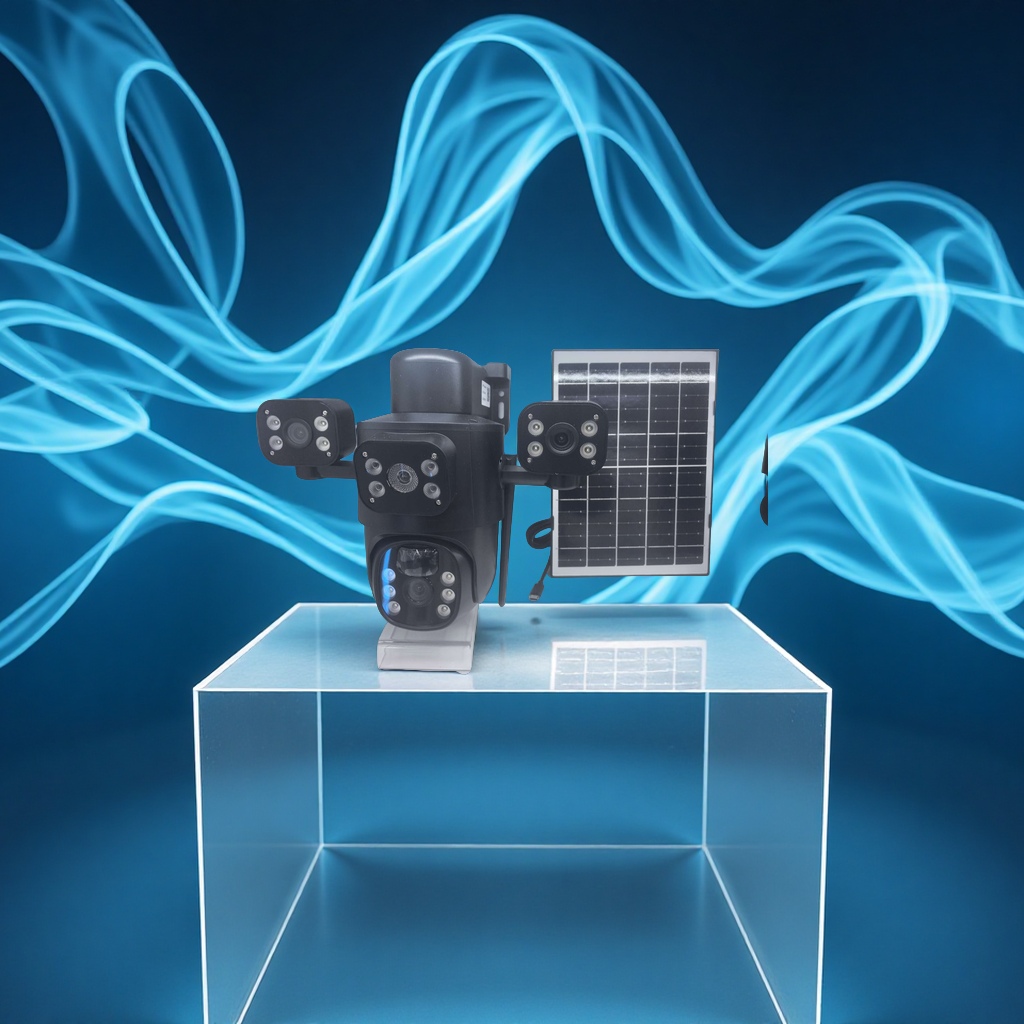 Outdoor surveillance camera, wireless waterproof, high-definition night vision, remote monitoring, alarm integrated, solar power supply Specification image