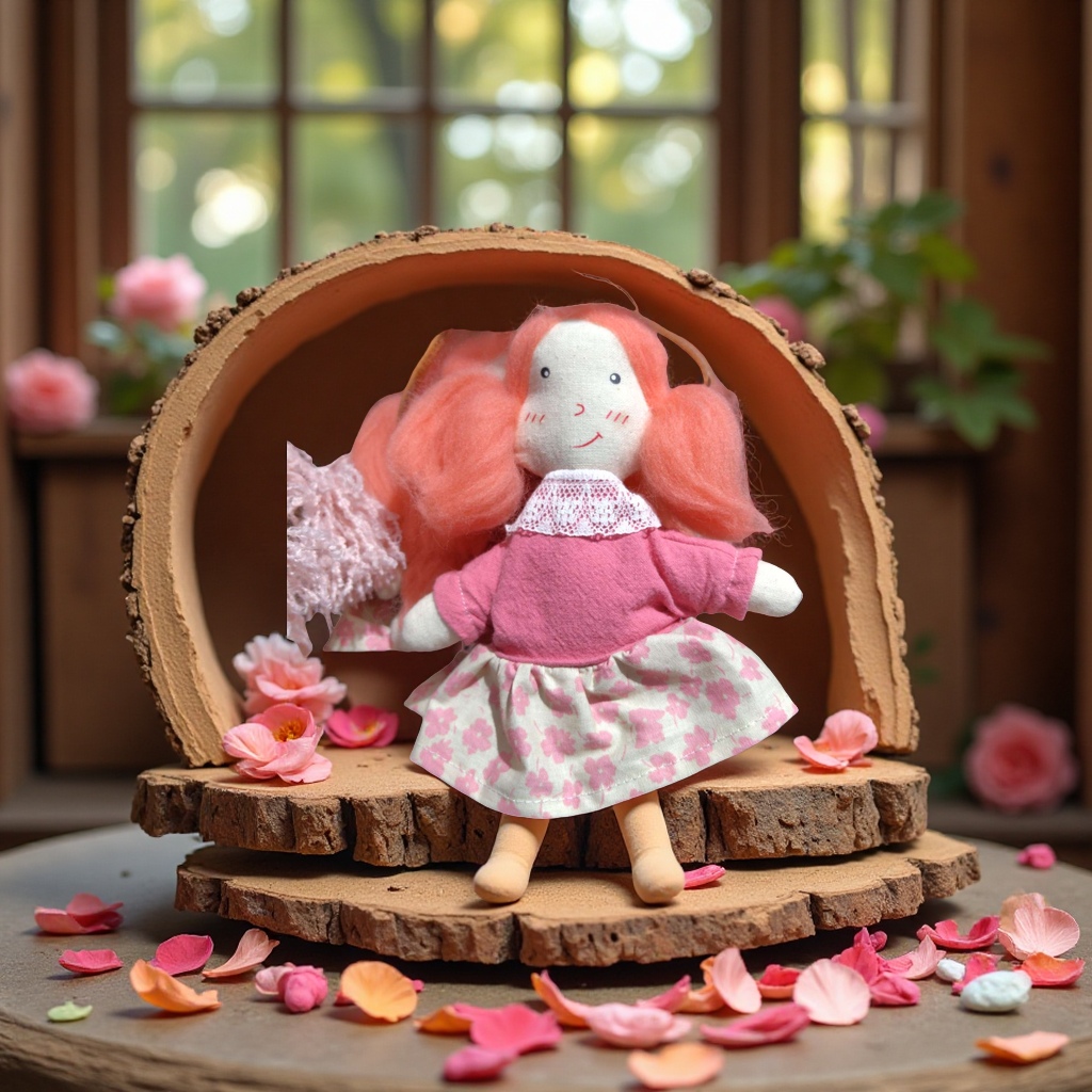 Heart-hugging bear Sichuan Opera face-changing home decoration, Barbie doll toy, creative display item, children's gift