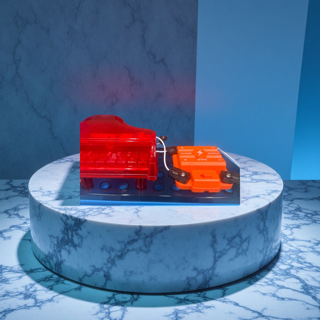 旋转钢琴益智玩具有声发光儿童手动电池驱动提升动手能力新款游戏 适合小孩子玩 有多种款式可以选择产品图