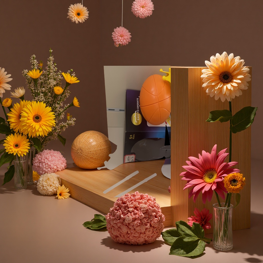 儿童桌面篮球玩具适合5岁以上黑黄配色橙色篮球吸盘固定趣味投篮游戏家庭娱乐产品图