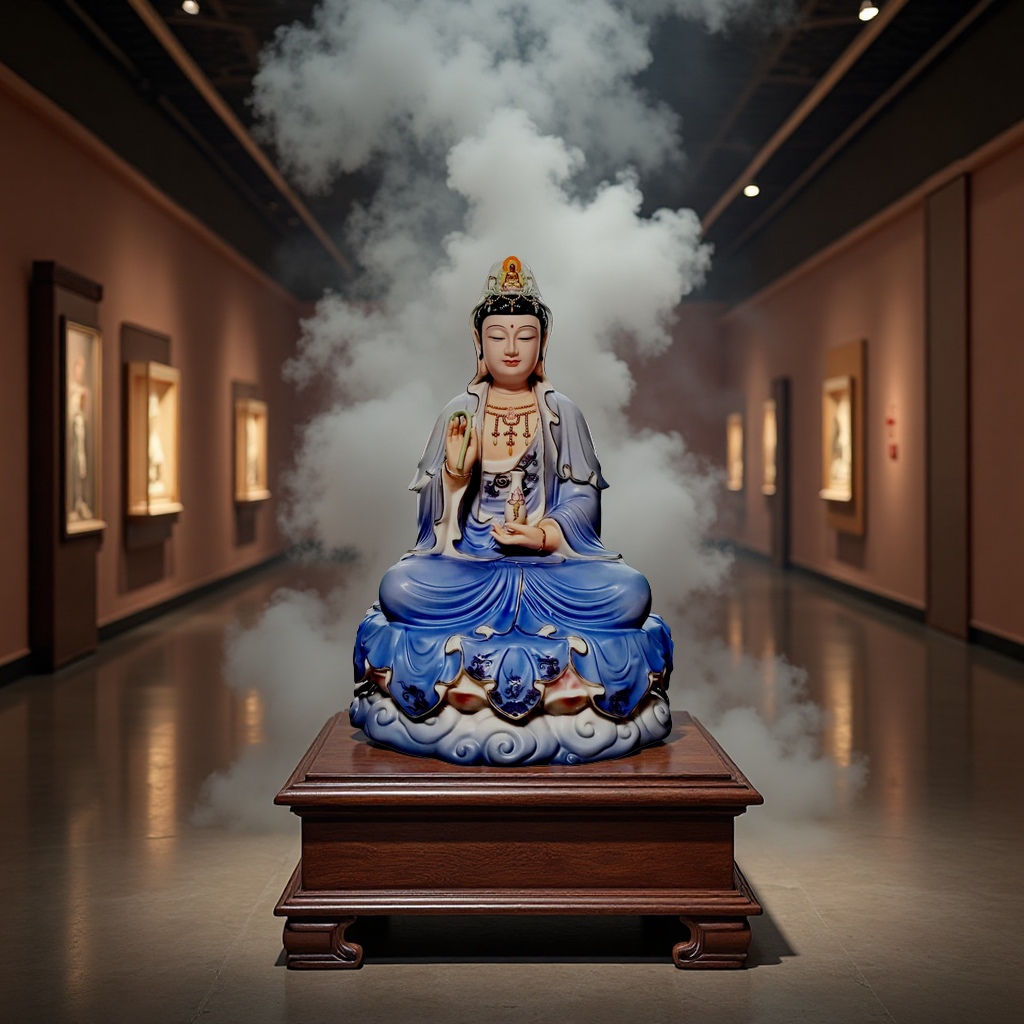 Exquisite Buddha statue, A55988, purely handcrafted. Application Scenario