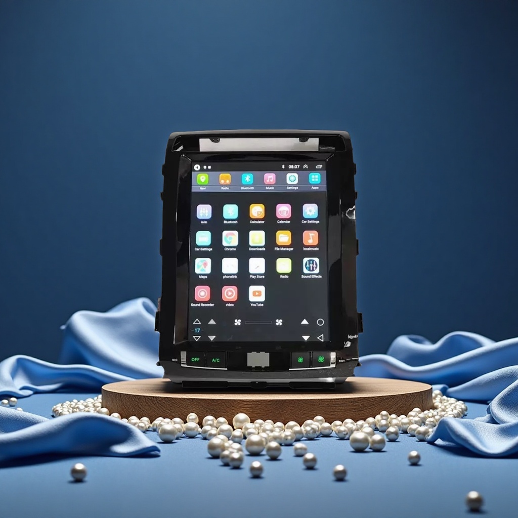 丰田兰德酷路泽大屏导航系统高清触控多媒体娱乐一体机

