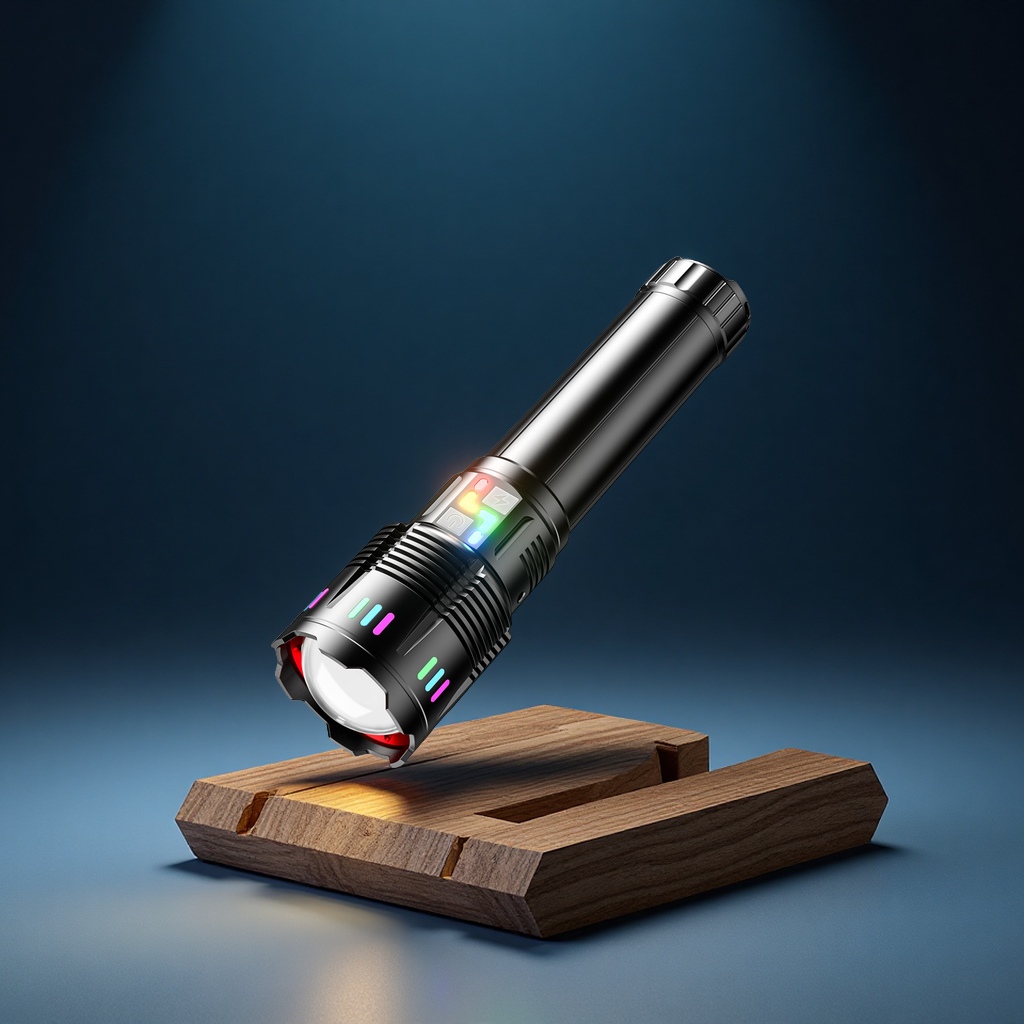 New custom aluminum alloy flashlight, high-intensity laser gun, long-lasting zoom, rechargeable lighting fixture, laser lamp for special use