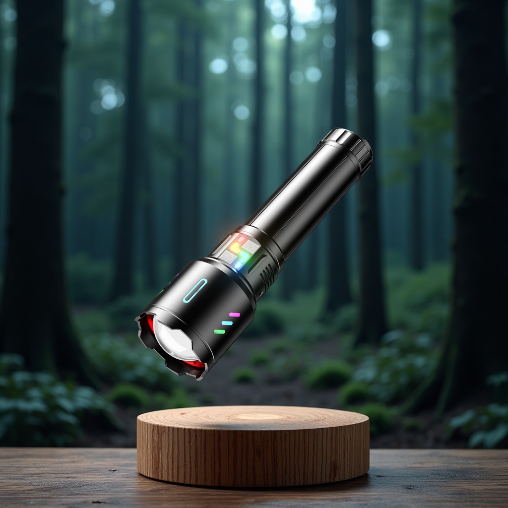 Cross-border high-intensity flashlight, long-lasting high-power explosive multi-functional laser cannon, white long-range outdoor lighting fixture