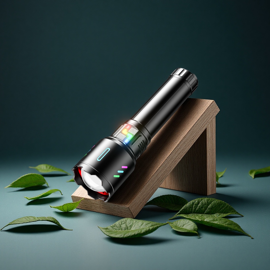 Cross-border high-intensity flashlight, long-lasting high-power explosive multi-functional laser cannon, white long-range outdoor lighting fixture Item Picture