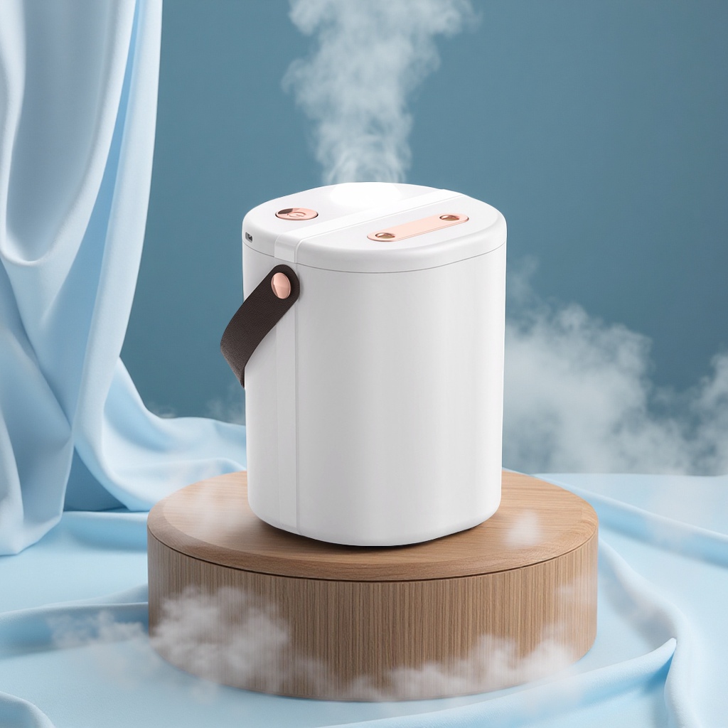 加湿器/双喷加湿器/补水仪/补水仪卡通/车载香薰加湿器白底实物图