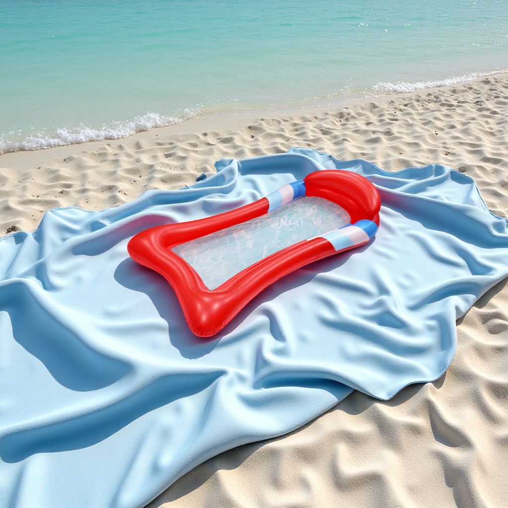 厂家直供充气浮排夹网水上躺椅折叠靠背游泳圈批发五金配件管夹多功能休闲用品