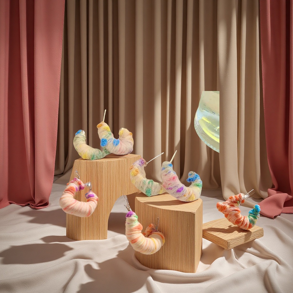 耳线女长款气质链条亚克力透明桃心配件银耳饰优雅时尚耳坠女款