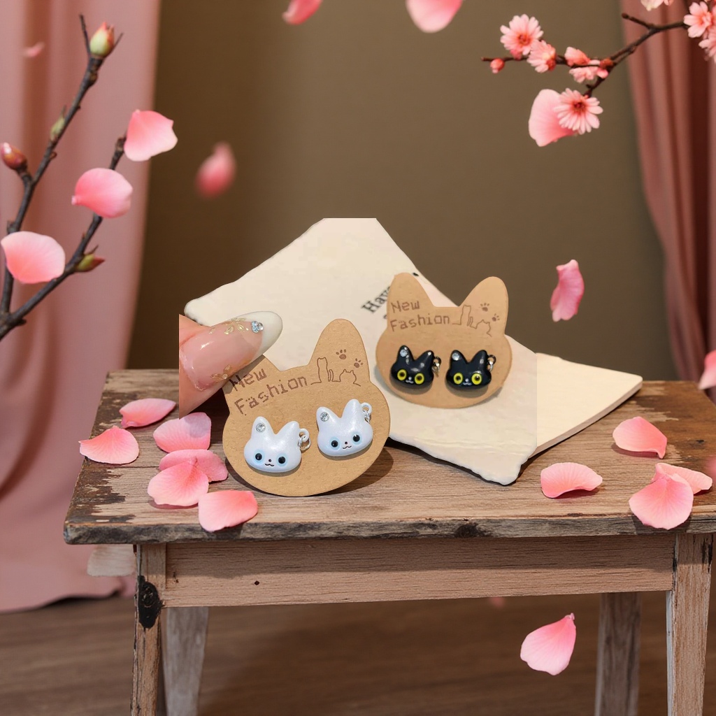 小猫咪耳钉