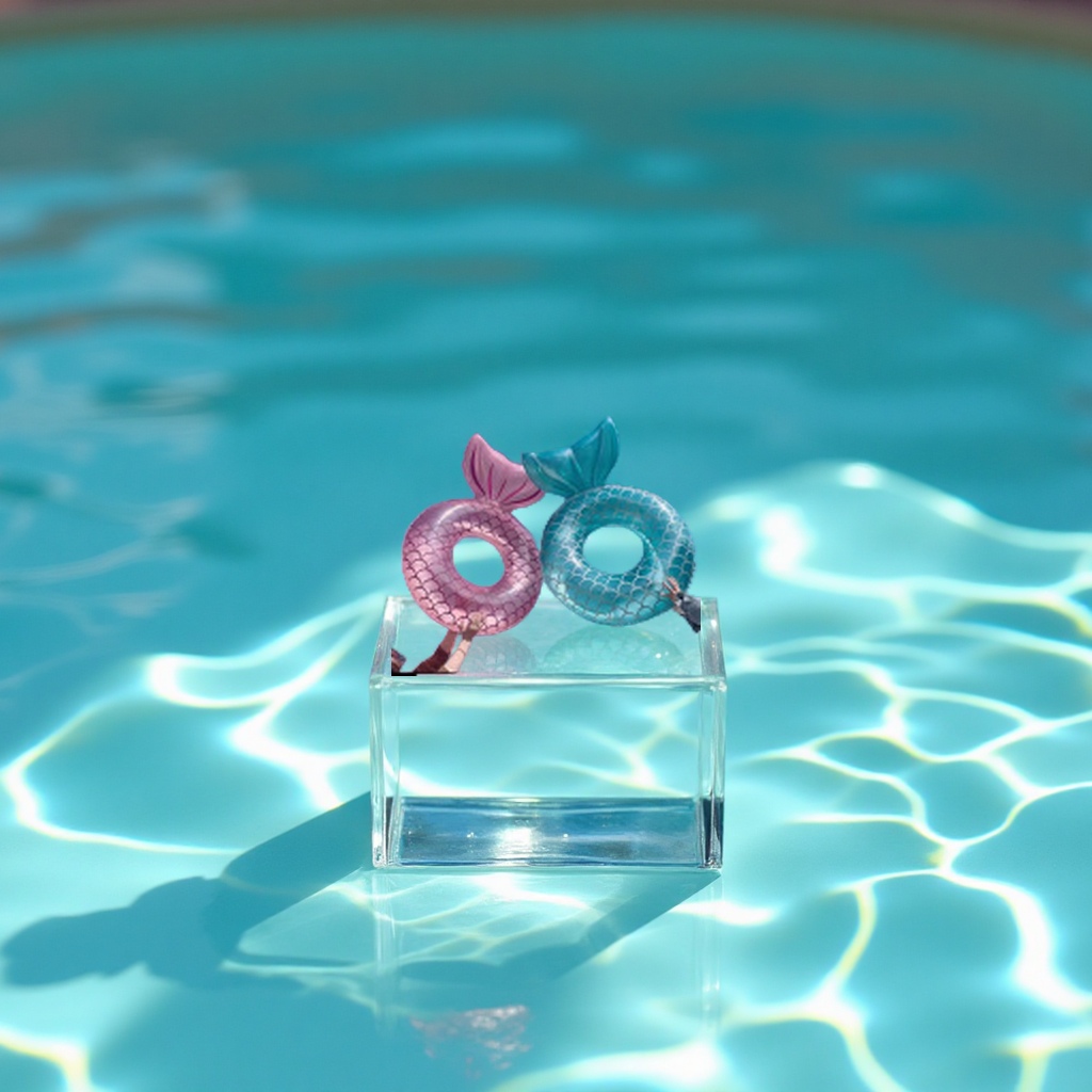 厂家新款跨境美人鱼尾充气游泳圈PVC水上救生圈运动户外游泳用品