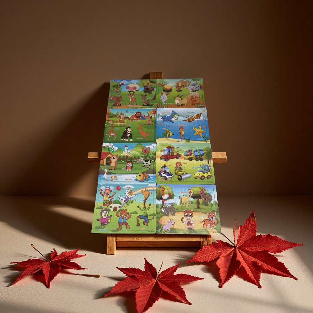 Pinduo Children's Jigsaw Puzzle Cartoon 500-piece educational assembly toy, suitable for families over 3 years old for entertainment. 1000-piece jigsaw puzzle to challenge intelligence Item Picture