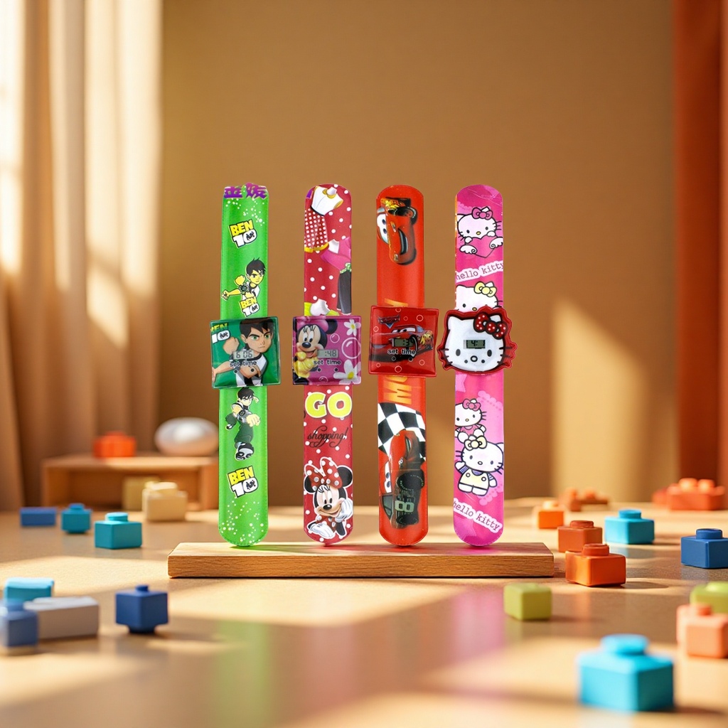 儿童电池手表多彩防水运动学生学生手表儿童电子表带夜光儿童手表时尚潮流儿童手表礼品赠品