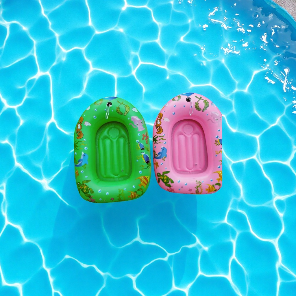 厂家直供加厚PVC充气船儿童水上玩具婴儿橡皮艇男女孩婴幼儿游泳池用品