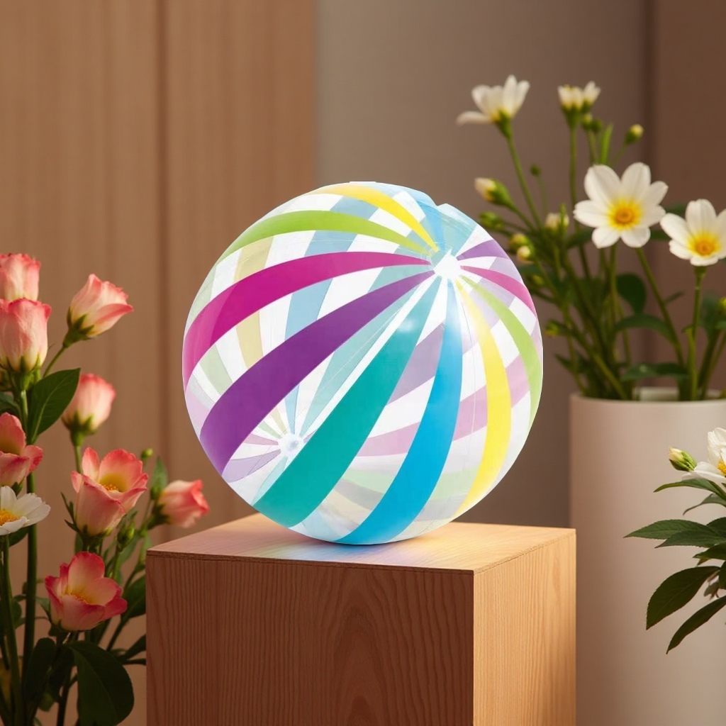 Inflatable 16-inch transparent printed ball children's toy balloon party decoration festive atmosphere supplies Specification image