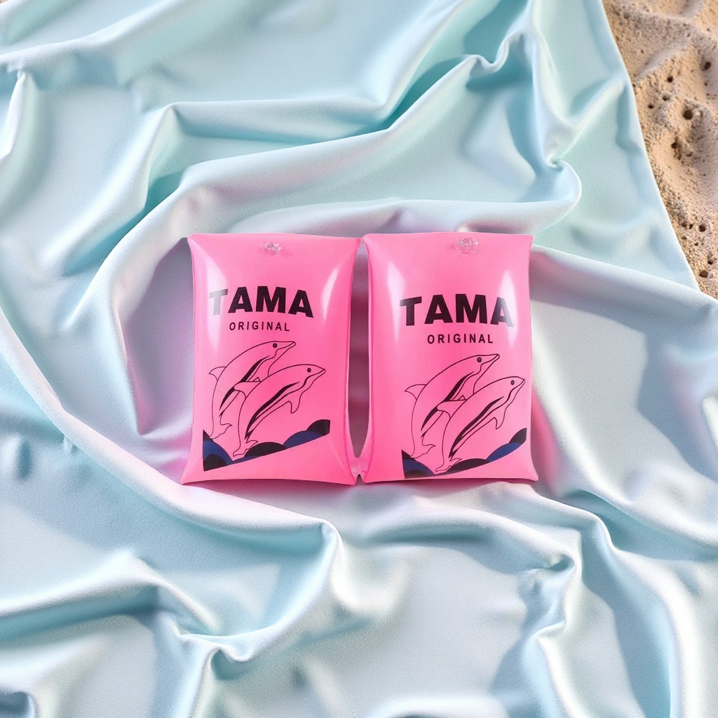 厂家直供新款儿童海豚充气水袖安全游泳手臂圈批发充气玩具水上娱乐