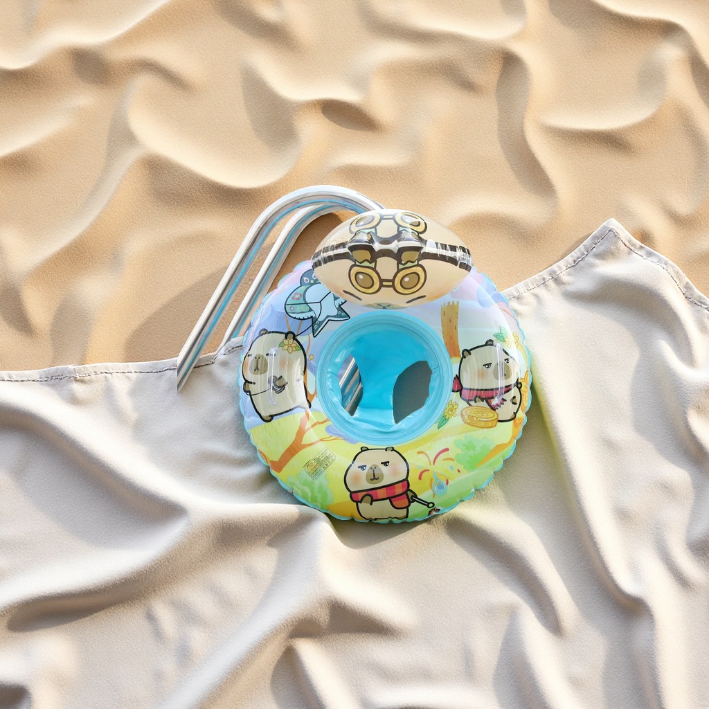 Wholesale of new children's cartoon card Pibala swimming rings, head rings, crotch rings and inflatable toys directly supplied by the manufacturer. Official authorized Application Scenario