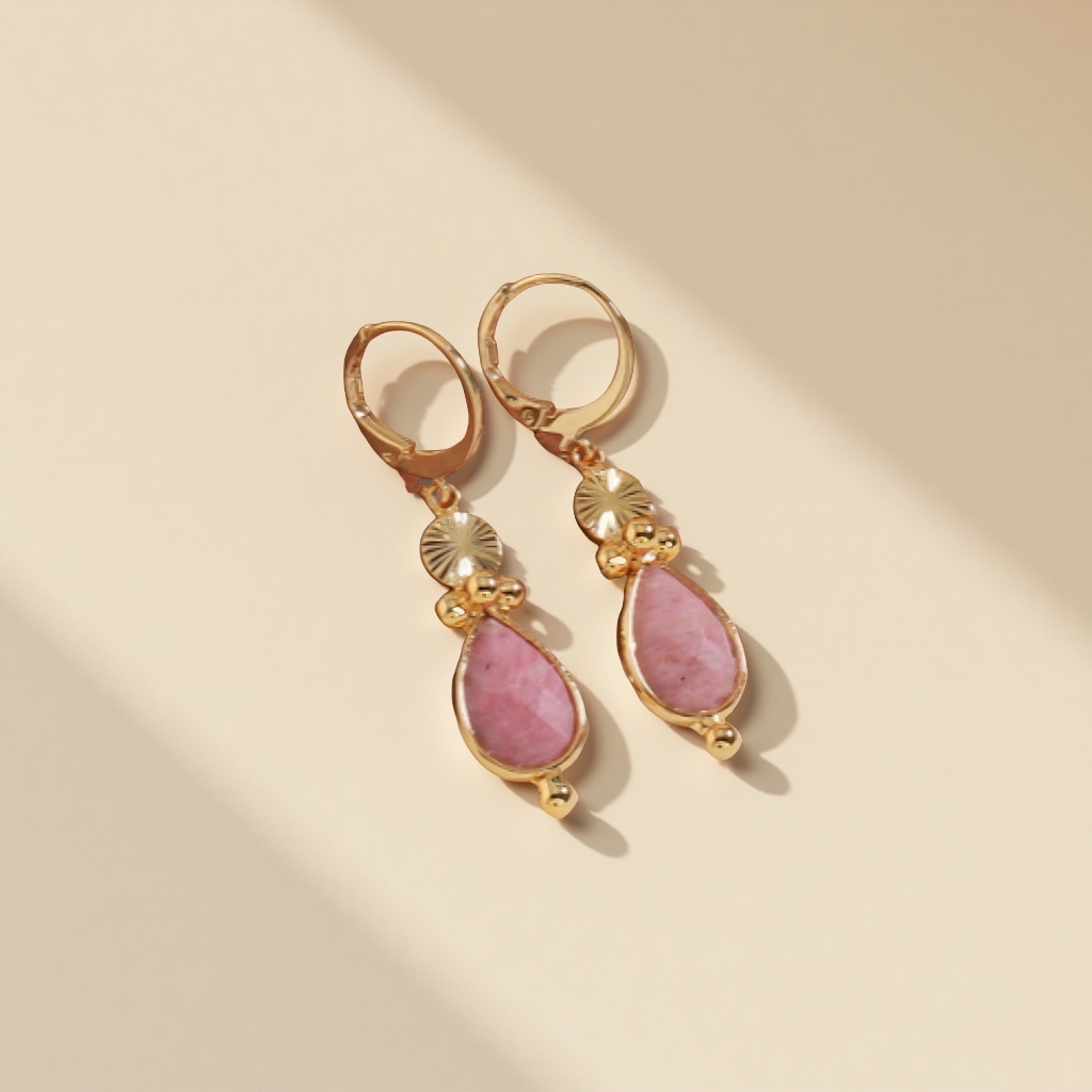 百合饰品简约时尚耳钉情侣气质银饰品女生日礼物配饰百合花款