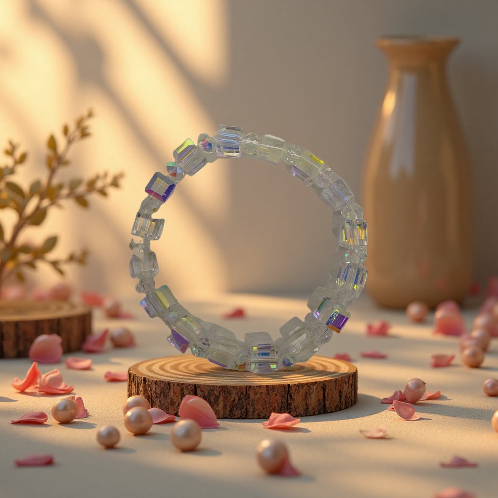 潮流不规则手链女款百搭手镯手串简约时尚情侣手链男士碧玺手串饰品