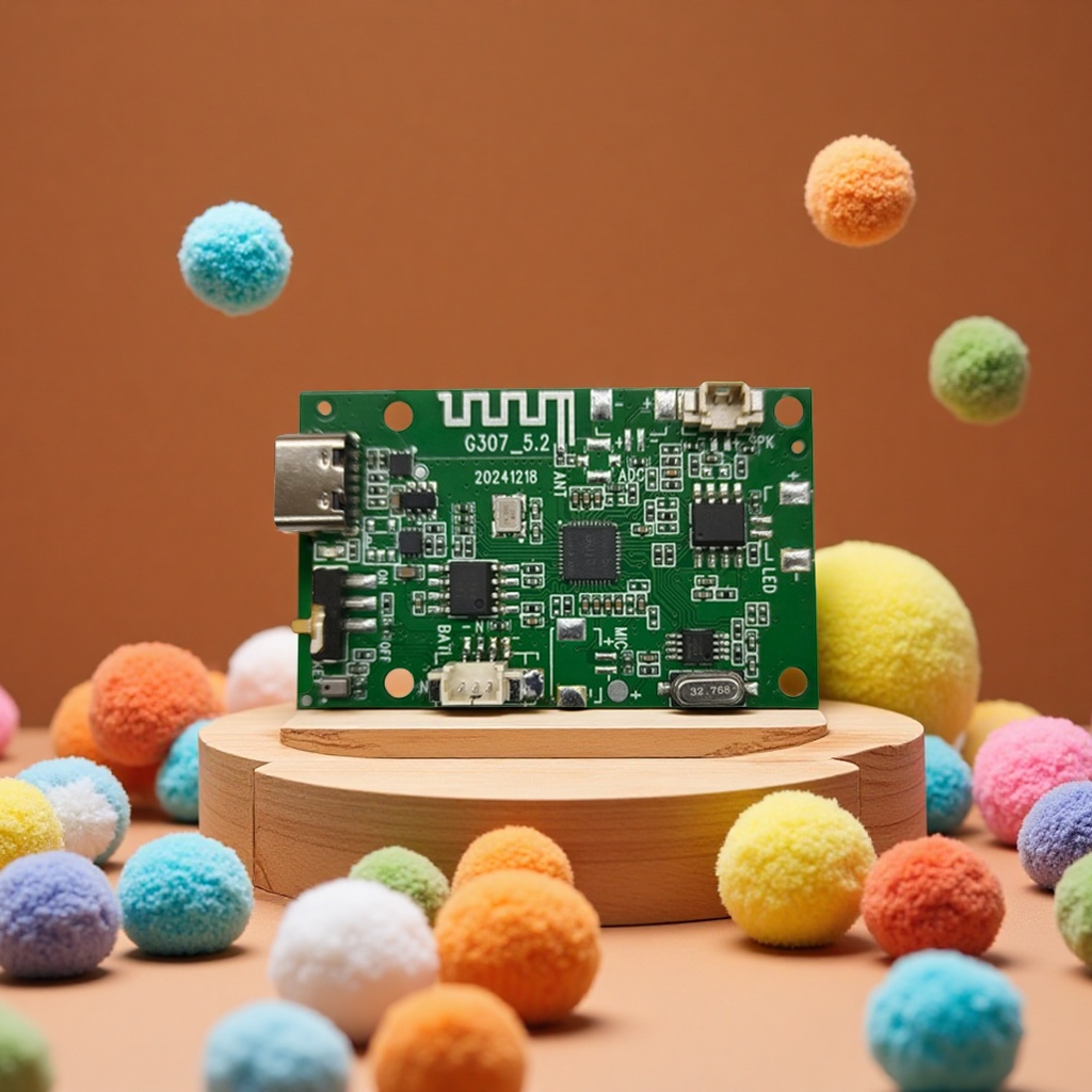 谷萌宝授权智能对话毛绒玩具机芯AI盒子PCBA开发定制电子元器件PCB电路板