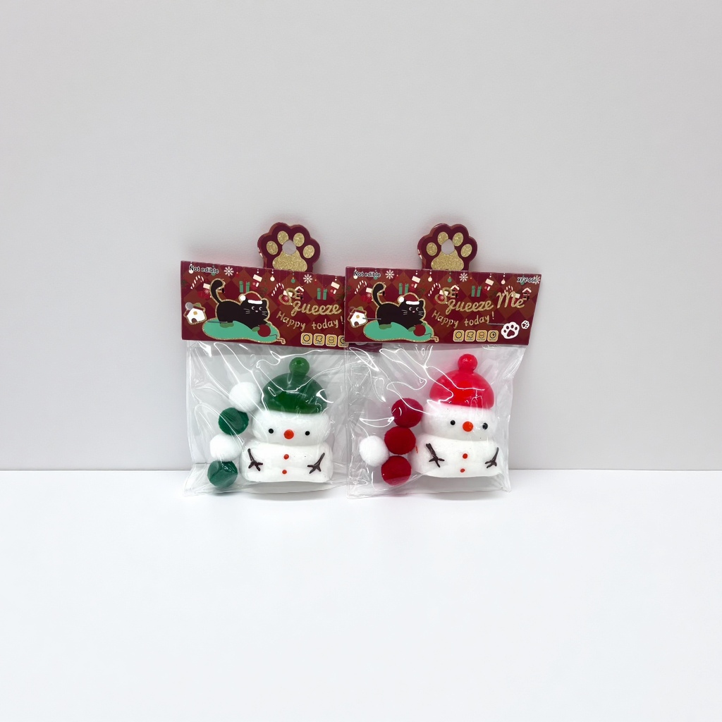 圣诞雪人捏捏乐玩具节日礼物儿童益智手工DIY趣味玩具圣诞节礼品