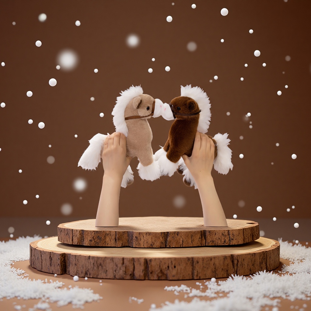 Russian warhorse plush dolls are selling well across borders. Adorable zodiac horse fabric soothing dolls, children's gifts wholesale, mascot dolls Specification image