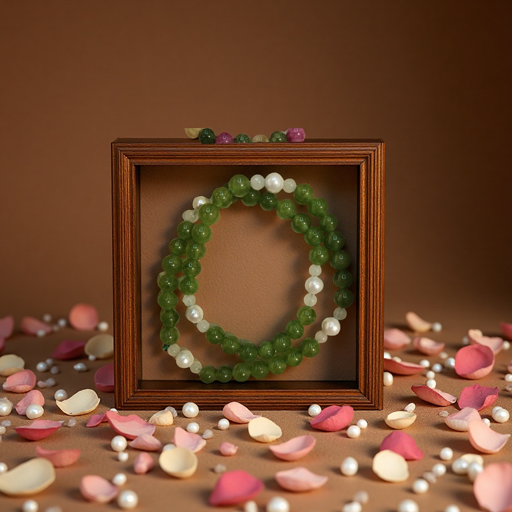 时尚珠宝项链秋冬小香风串珠玉坠女款饰品优雅百搭潮流款式