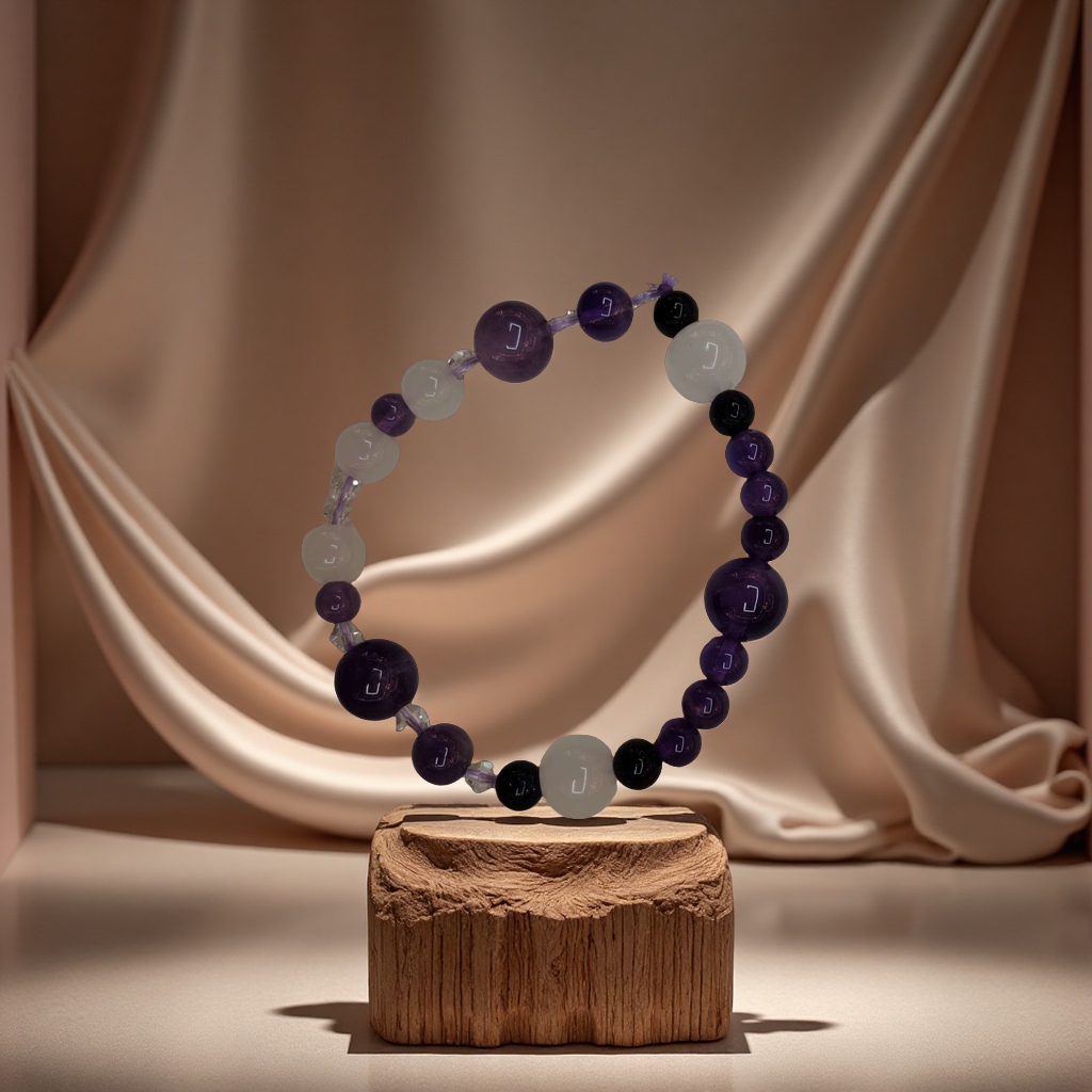 潮流女款不规则百搭手链简约手镯时尚饰品碧玺手串情侣手链男款潮流款式